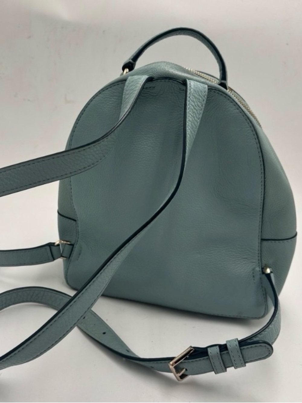 kate spade Pebbled Leather Mini Backpack “Jackson” in Light blue - Picture 3 of 6